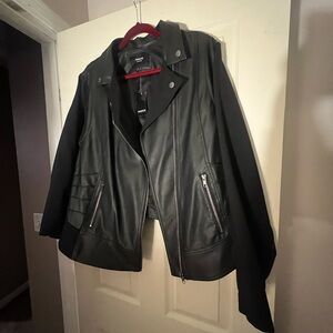 Torrid Trendy Black Women's Leather Jacket